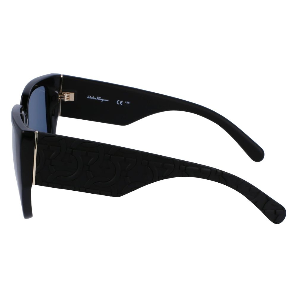 Lunettes de soleil noires bio-injectées
