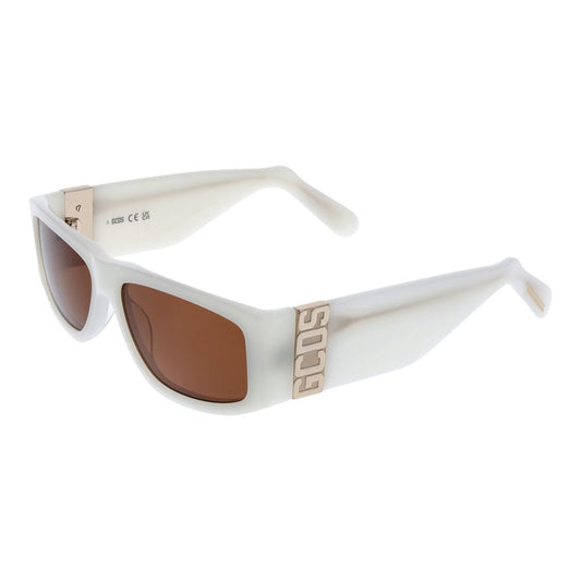 Lunettes de soleil unisexes blanches
