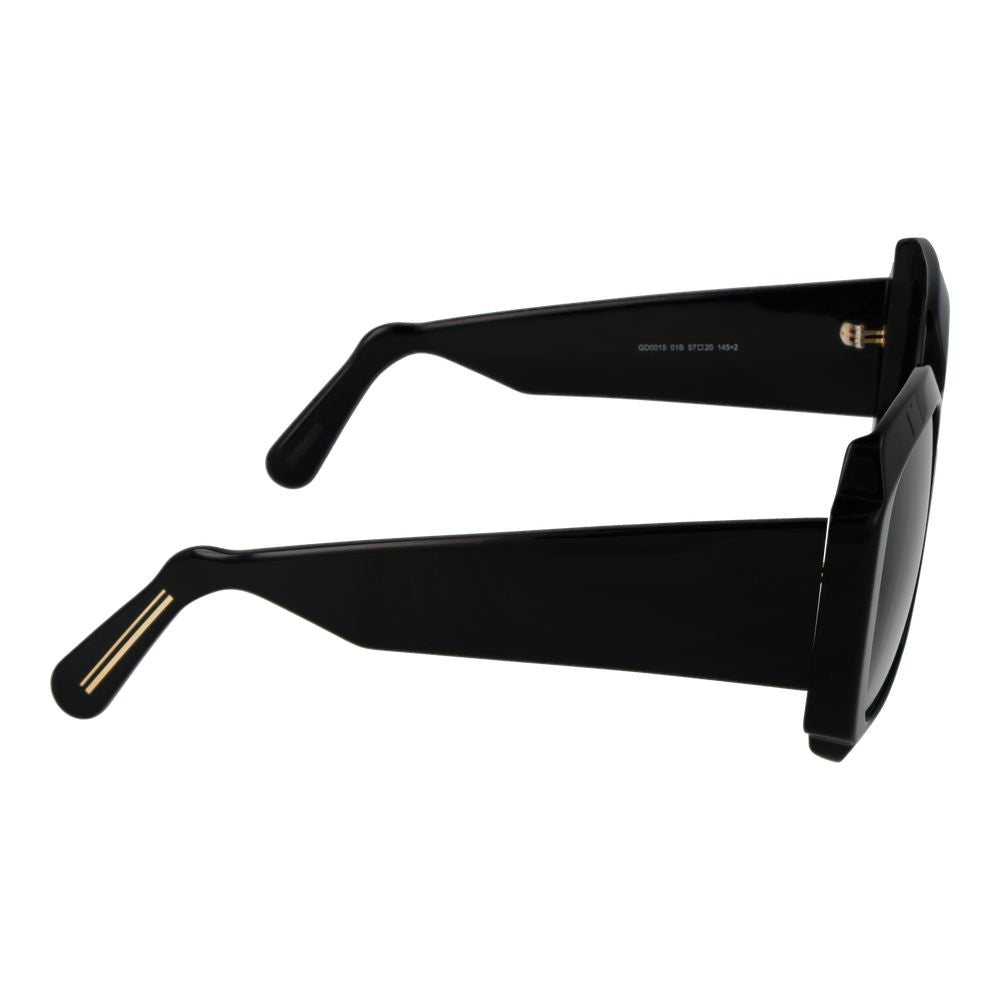 Lunettes de soleil unisexes noires