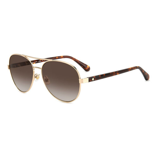 Lunettes de soleil en métal doré