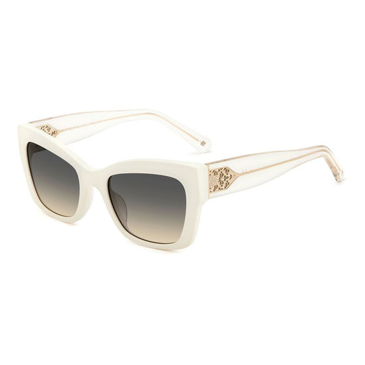 Lunettes de soleil en acétate blanc