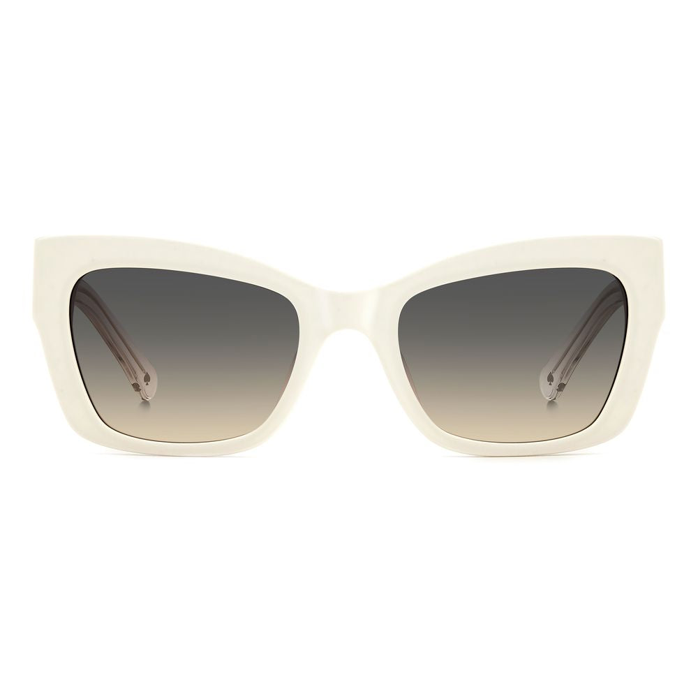 Lunettes de soleil en acétate blanc