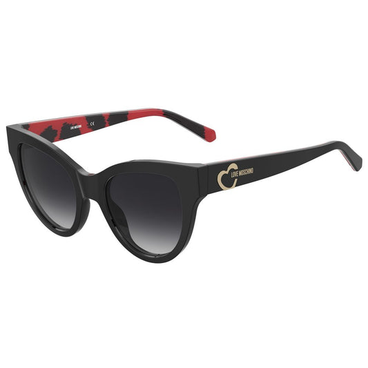 Lunettes de soleil en acétate noir