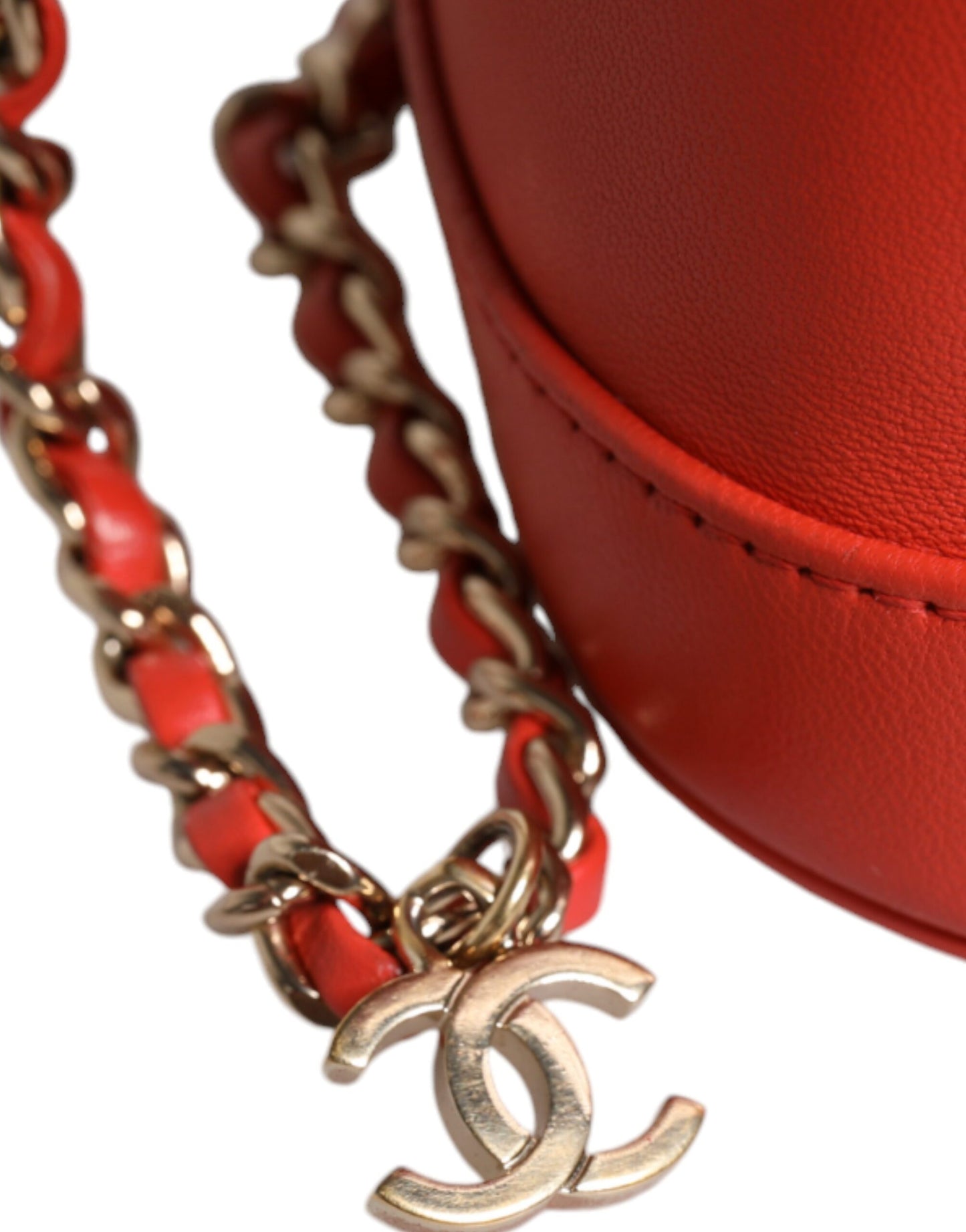 Sac à main à bandoulière avec chaîne Vanity Orange Coco Mark