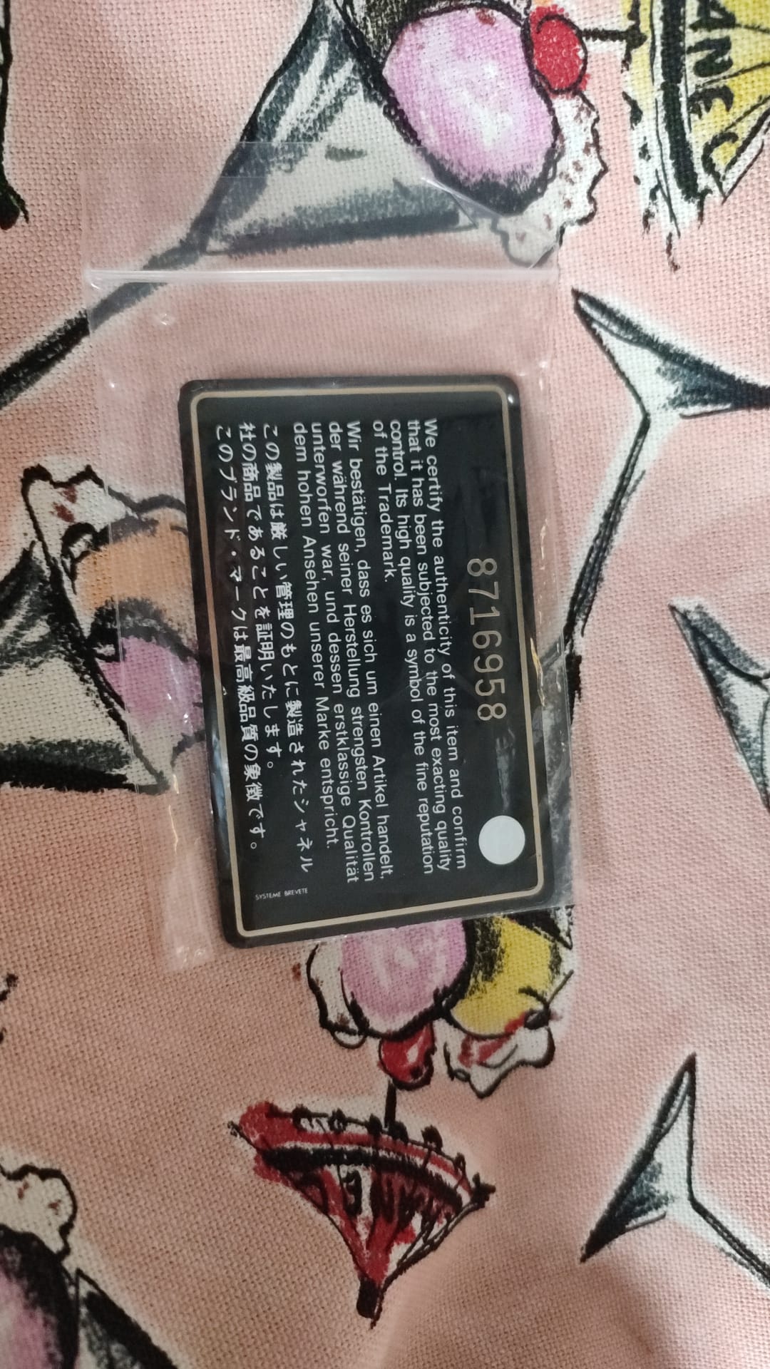 Sac à main en toile imprimée Pink Cruise Collection Parfait