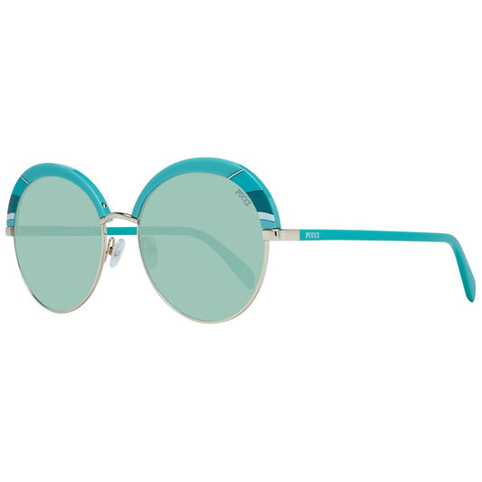 Lunettes de soleil turquoise pour femmes