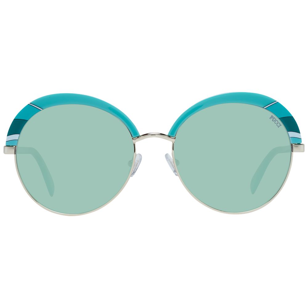 Lunettes de soleil turquoise pour femmes