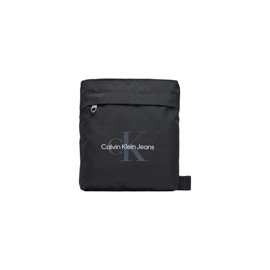 Bolso bandolera de poliéster reciclado negro
