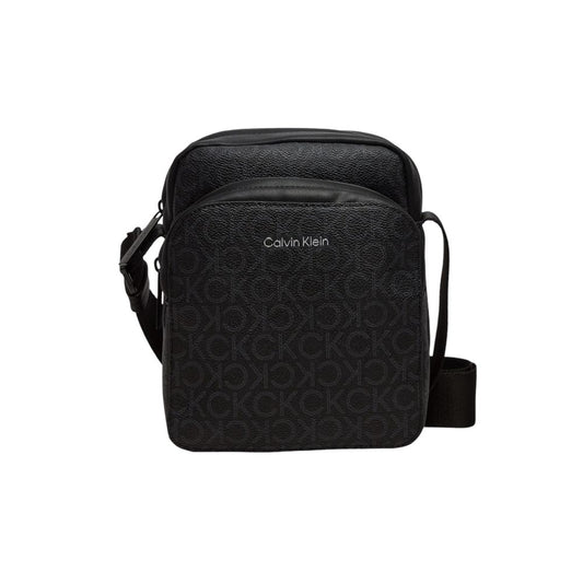 Bolso bandolera de poliéster reciclado negro