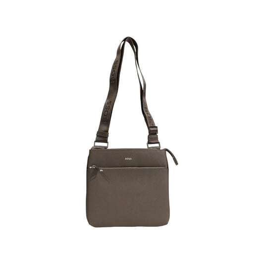 Bolso mensajero de cuero verde