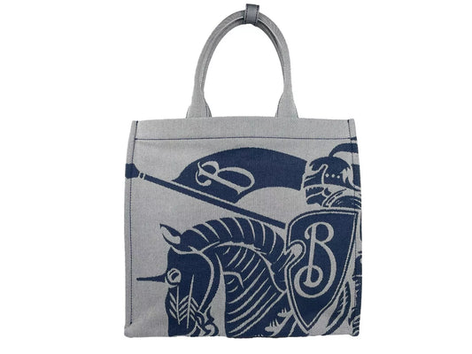 Bolso tote de lona EKD azul marino con monedero