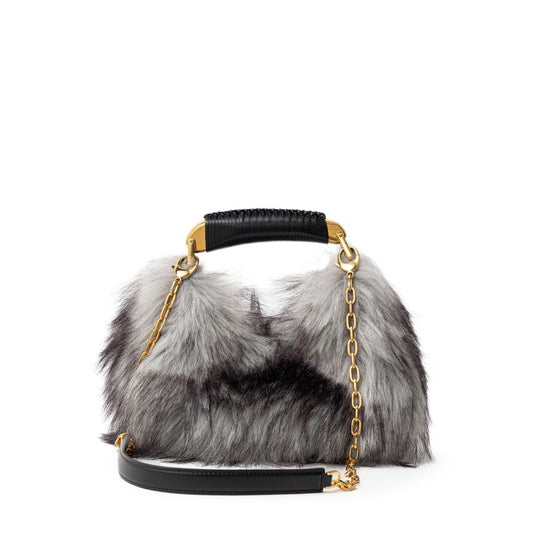 Faux Fur Bianca Mini Hobo