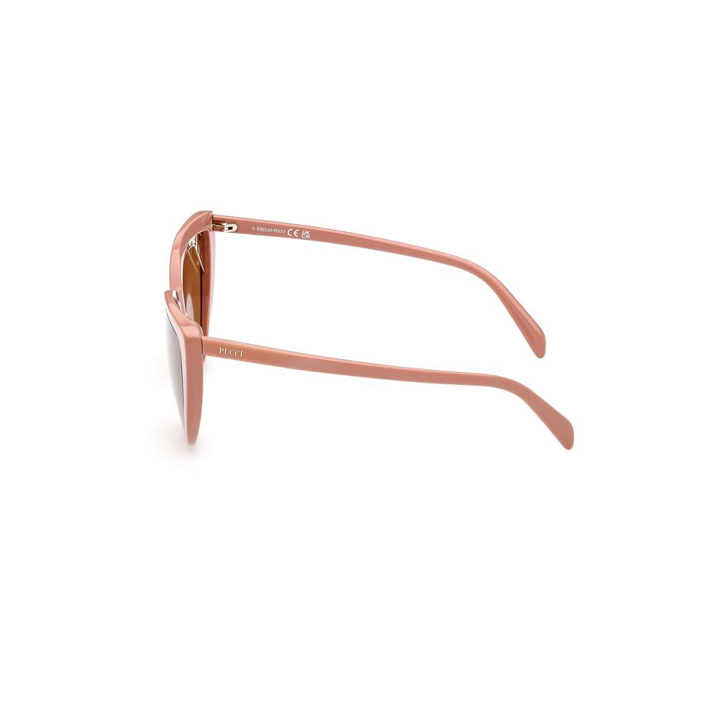 Lunettes de soleil en acétate marron