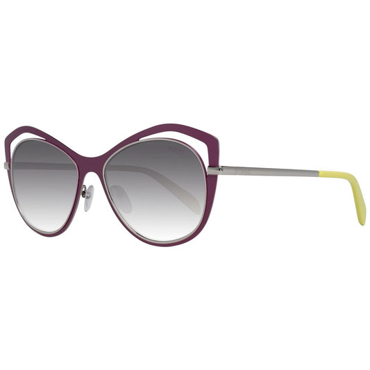 Gafas de sol de metal morado