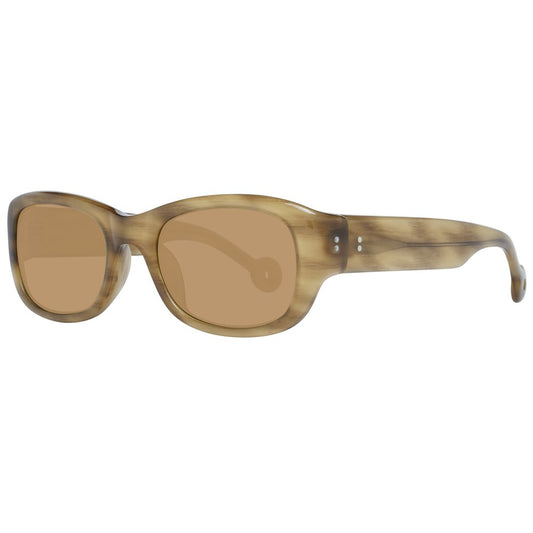 Lunettes de soleil en plastique marron