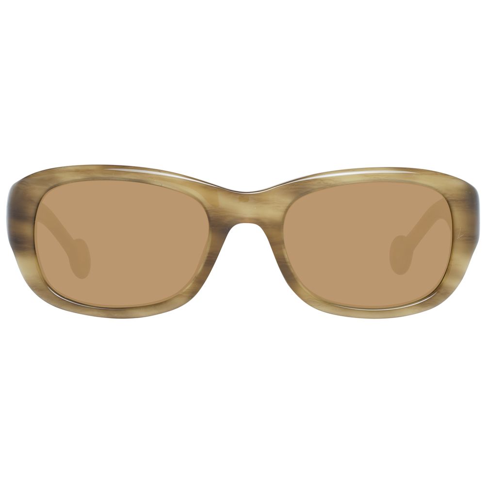 Lunettes de soleil en plastique marron