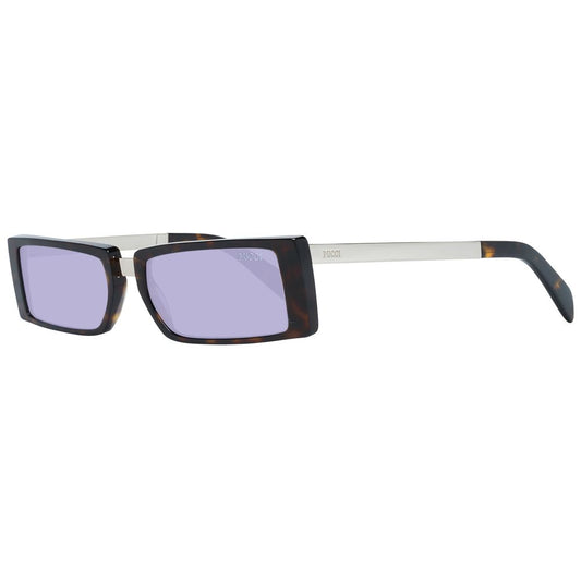Lunettes de soleil en plastique marron