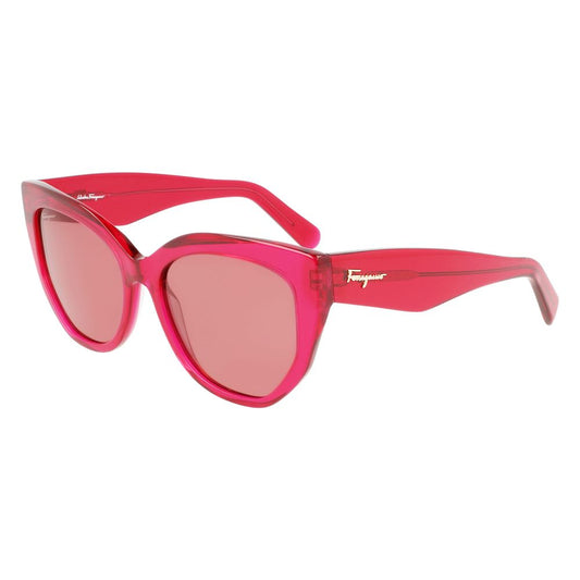 Gafas de sol de acetato rojo