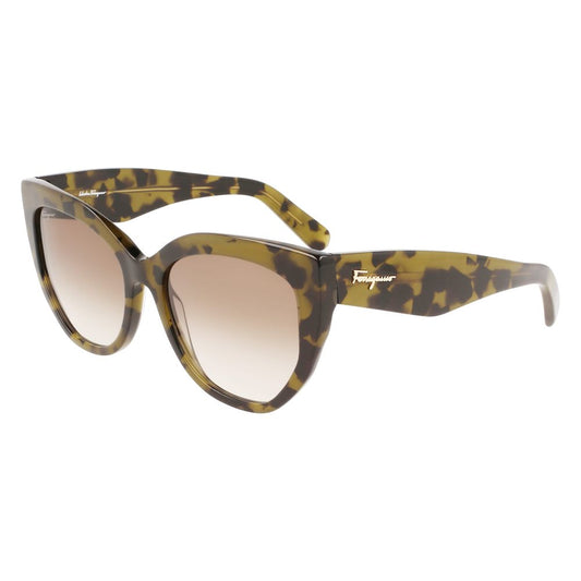 Lunettes de soleil en acétate marron