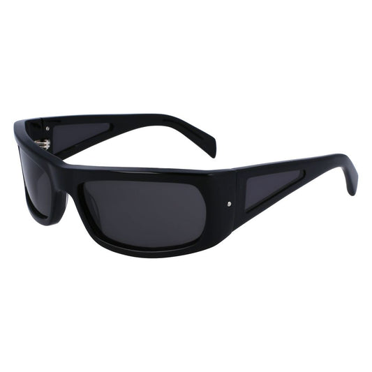 Lunettes de soleil en acétate noir