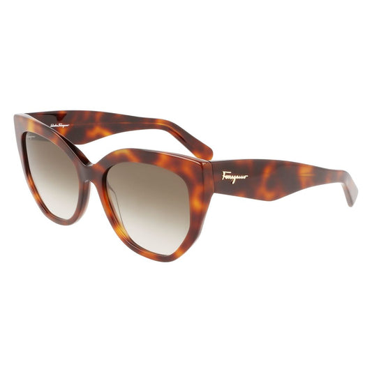 Lunettes de soleil en acétate marron
