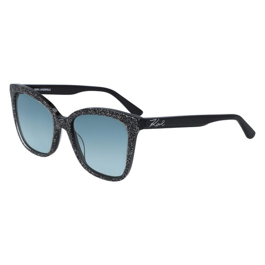 Lunettes de soleil en acétate noir