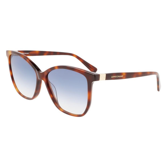 Lunettes de soleil en acétate marron