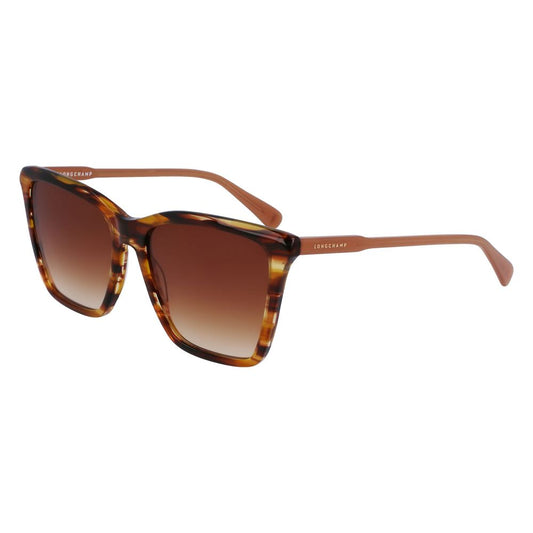 Lunettes de soleil en acétate marron