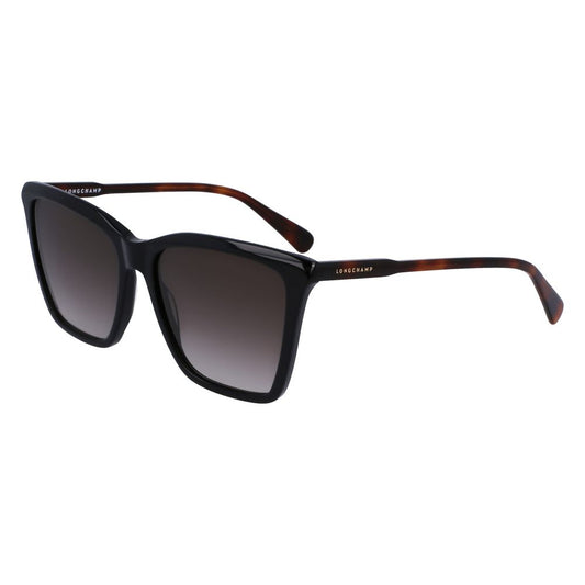 Lunettes de soleil en acétate noir