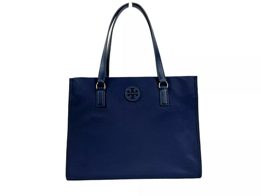 Bolso tote pequeño de nailon Ella azul marino 160633
