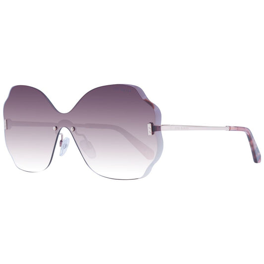Gafas de sol de oro rosa para mujer