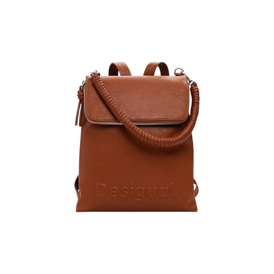 Sac à dos en polyéthylène marron