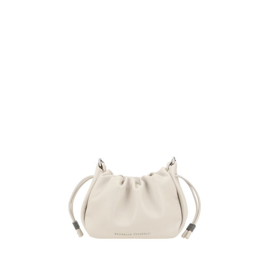 Mellow Mini Bucket Bag in Soft Leather with Precious Chain
