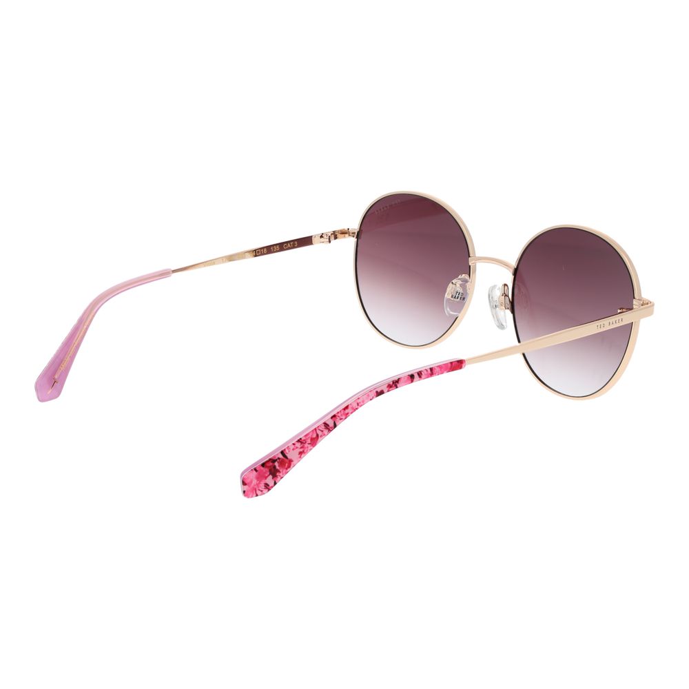 Gafas de sol doradas para mujer
