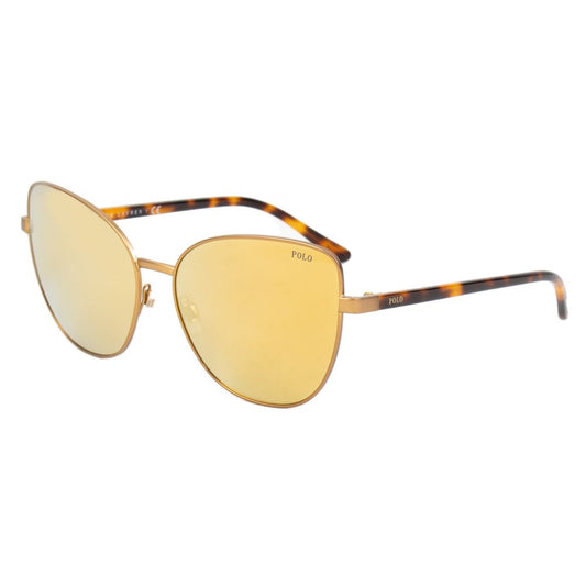 Lunettes de soleil en métal marron