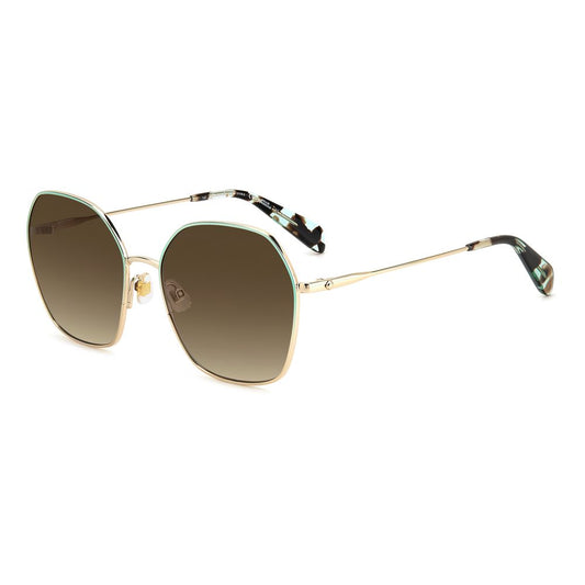 Lunettes de soleil en métal bleu