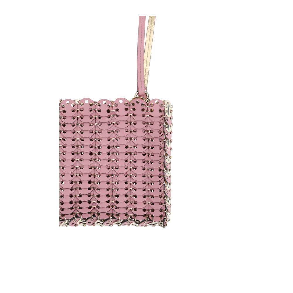Pink/Gold 1969 Flip Bag in Leather