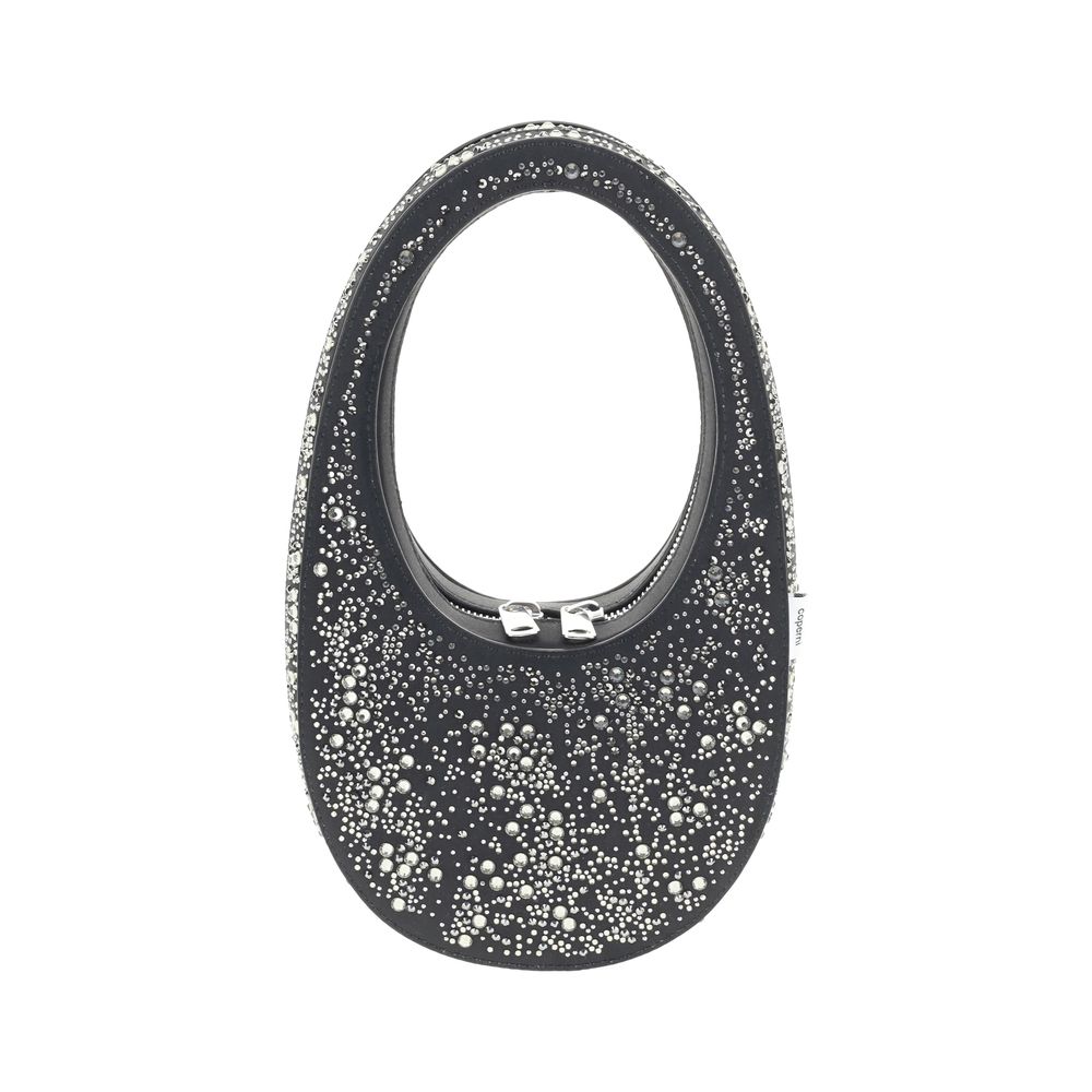 Crystal-Embellished Mini Swipe Bag