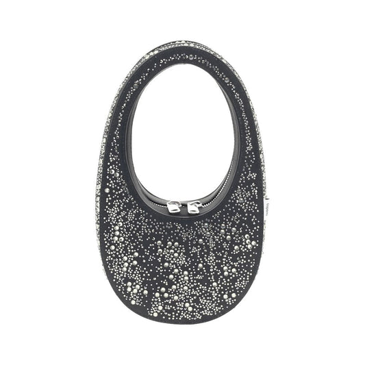 Crystal-Embellished Mini Swipe Bag