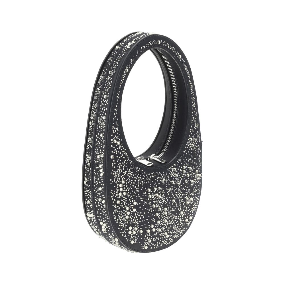 Crystal-Embellished Mini Swipe Bag