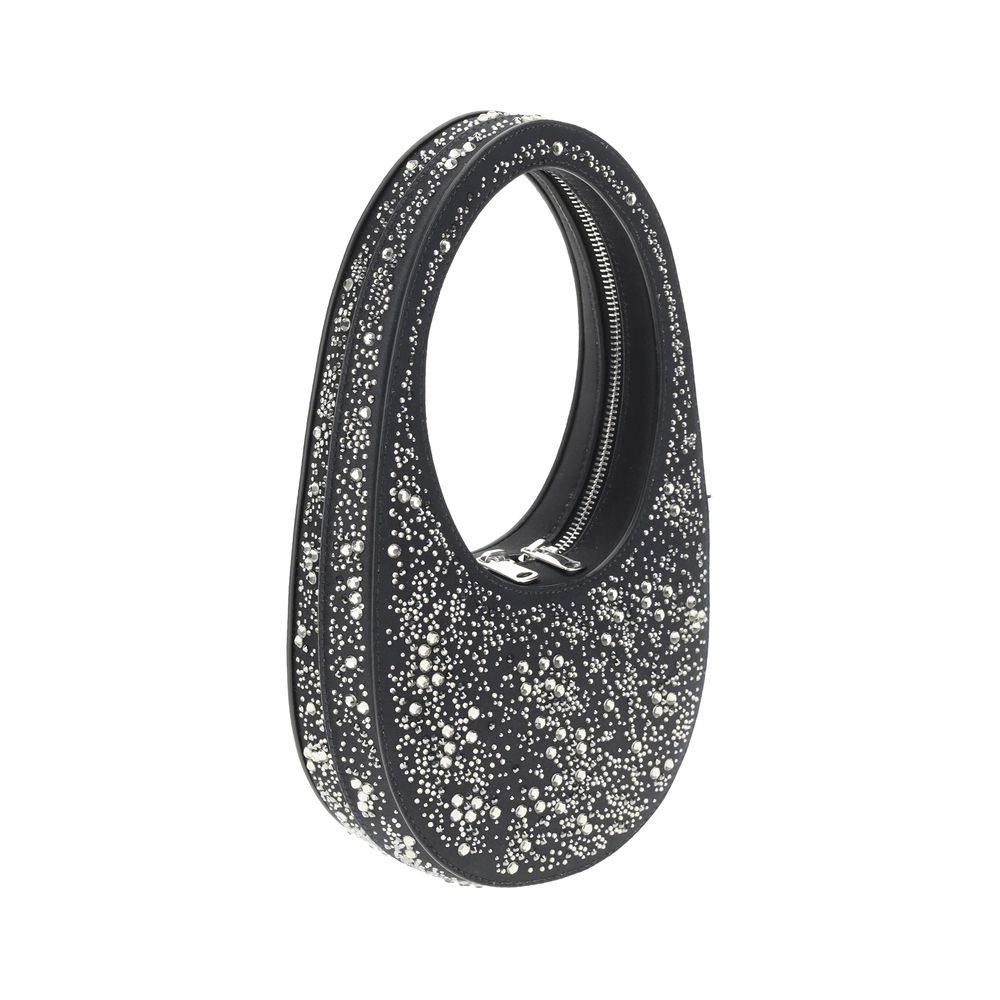 Crystal-Embellished Mini Swipe Bag