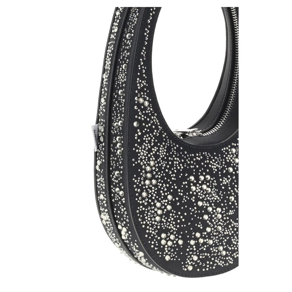 Crystal-Embellished Mini Swipe Bag