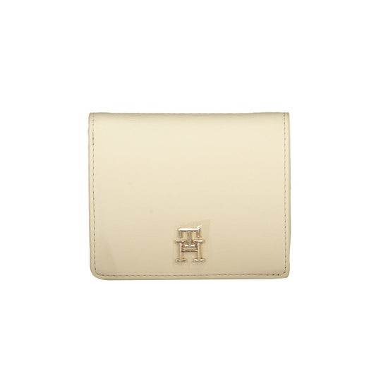 Portefeuille en polyéthylène beige