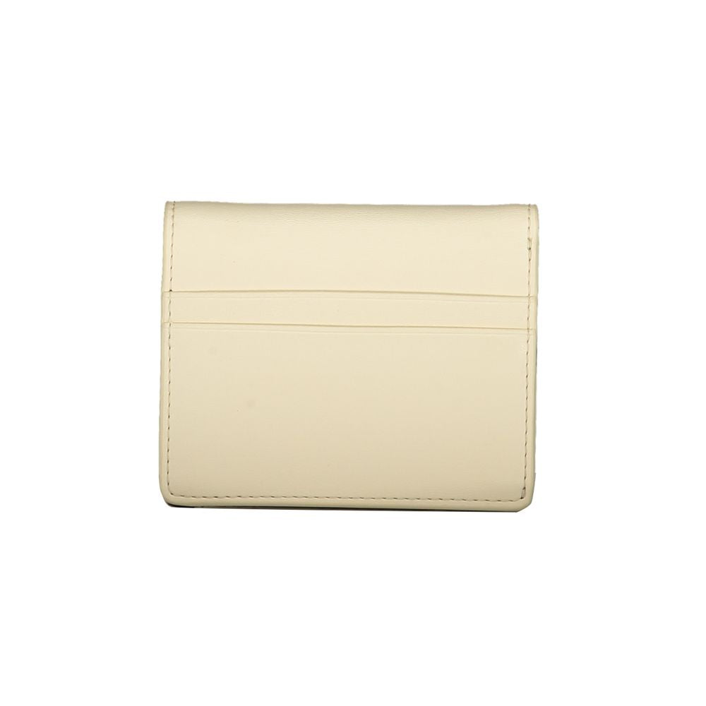 Portefeuille en polyéthylène beige