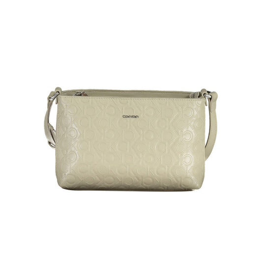 Sac à main en polyester beige
