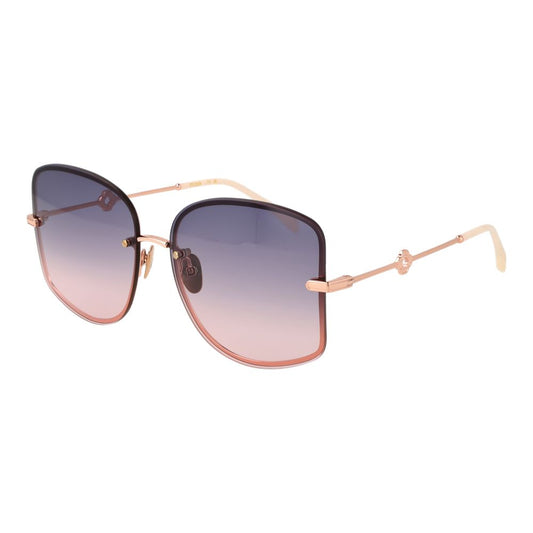 Gafas de sol de oro rosa para mujer