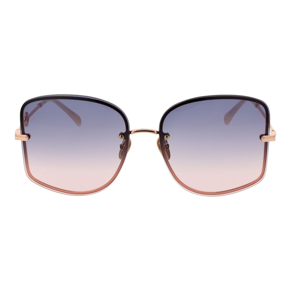 Lunettes de soleil pour femmes en or rose
