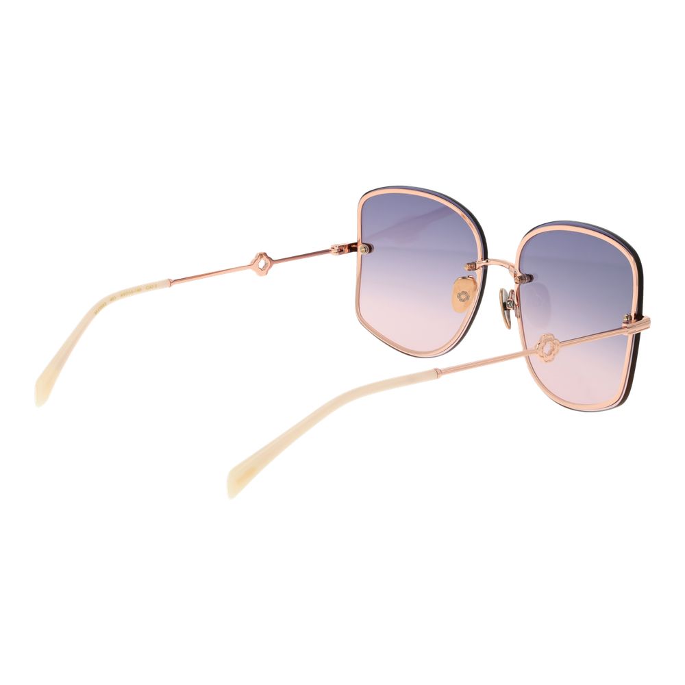 Lunettes de soleil pour femmes en or rose