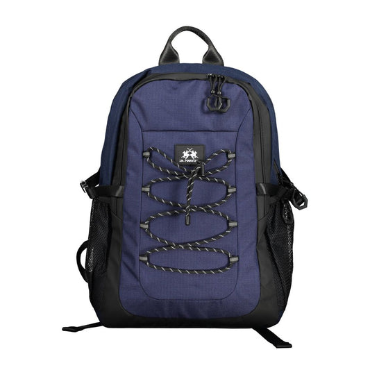 Mochila de poliéster azul para hombre