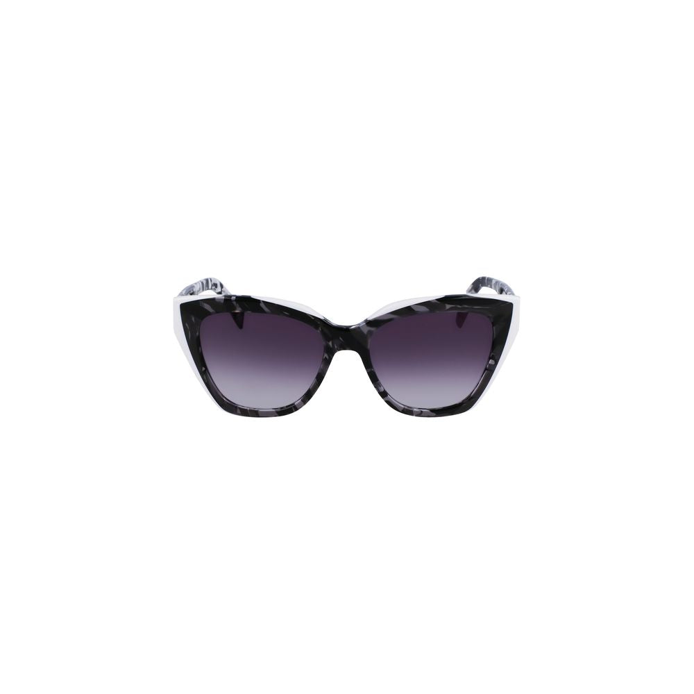 Lunettes de soleil en acétate blanc